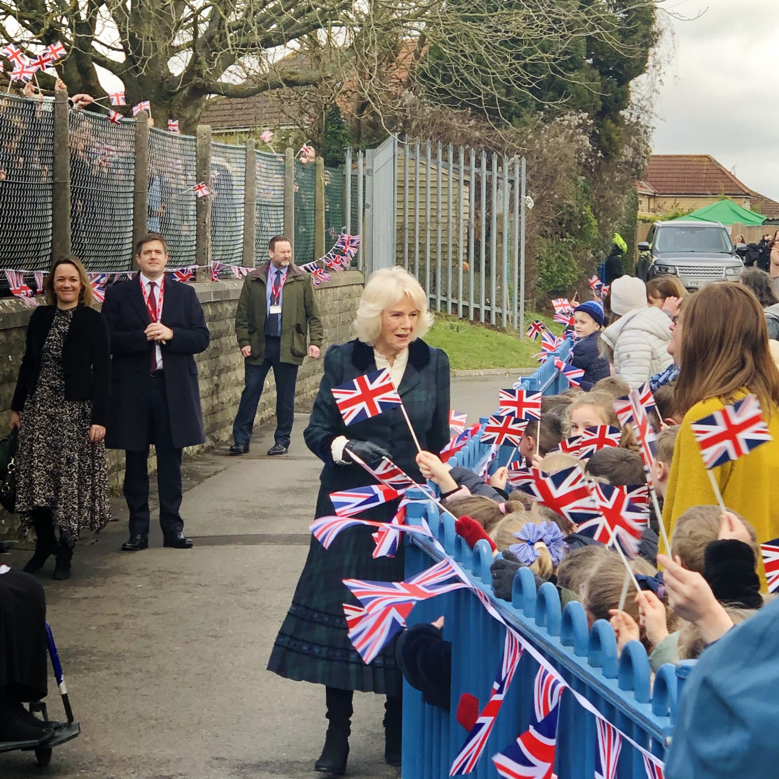 HRH The Duchess of Cornwall visit Roundhill School