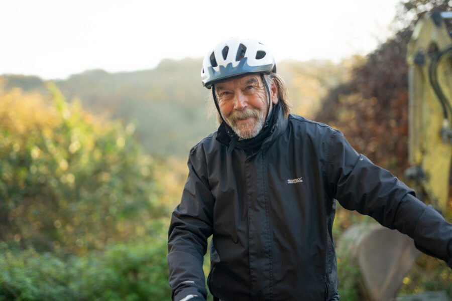 Bryan, an almshouse residents