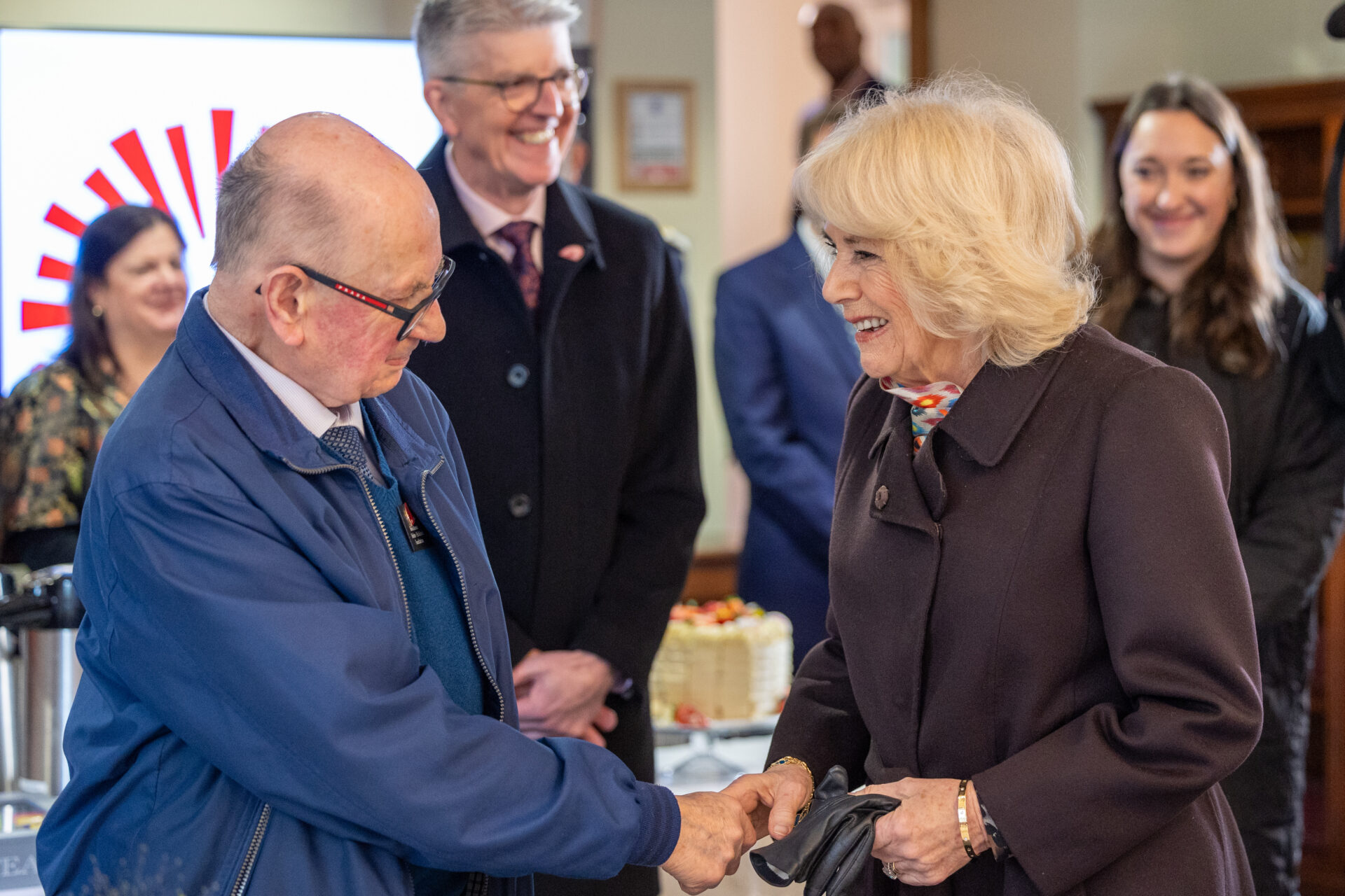 St John’s residents meet Queen Camilla during visit